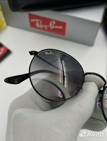 Очки Ray Ban Round Metal 50 пепельный RB3447