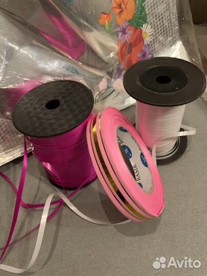 Подарочные банты, лента упаковочная