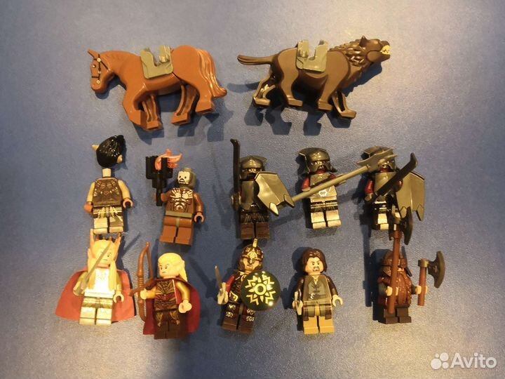 Lego lord of the rings минифигурки