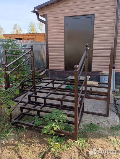 Лестница из проф.трубы