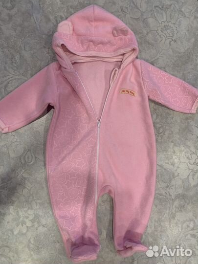 Летний комплект на выписку для девочки