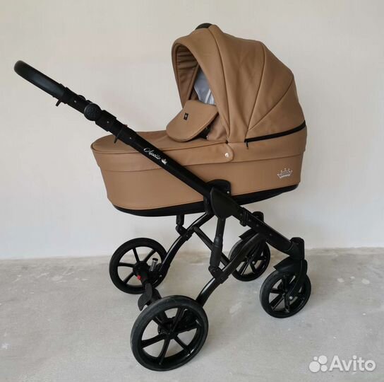 Коляска 2 в 1 эко кожа