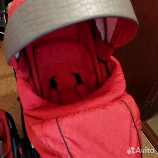 Prampol Польская Коляска 2 в 1 + люлька для авто