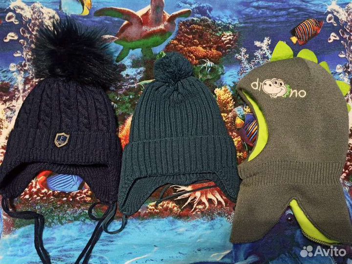 Шапка для мальчика зимняя