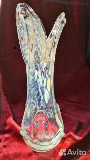 Ваза цветное стекло. Фабрики 