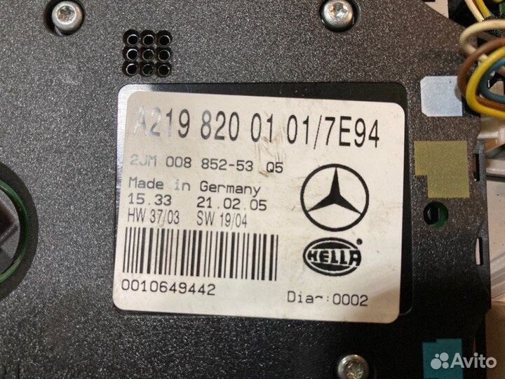 Плафон салонный передний Mercedes-Benz Cls-Class