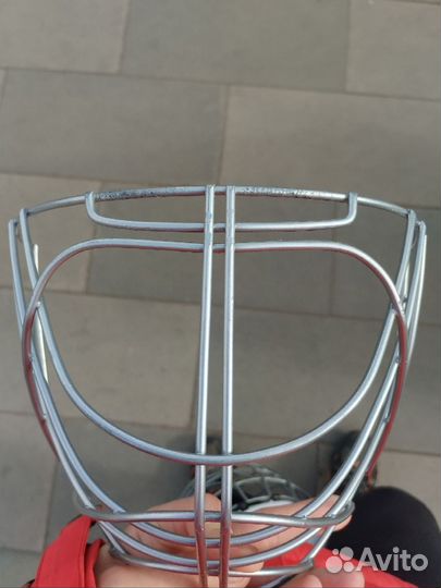 Сетка для вратарского шлема, хоккей с мячом