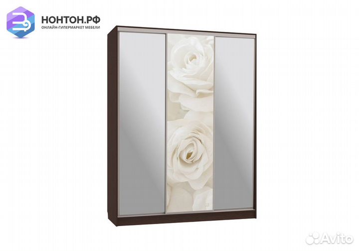 Шкаф-купе Бассо 9-600 розы венге