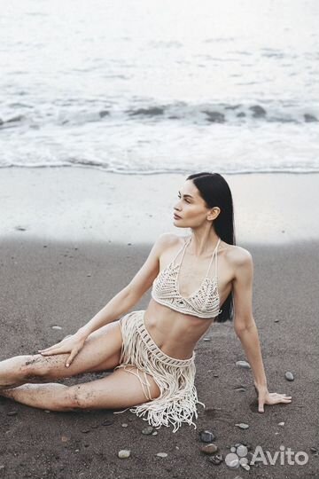 Костюм макраме женский