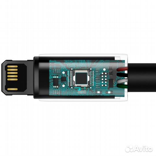 Кабель Baseus Tungsten Gold Fast Charging Data