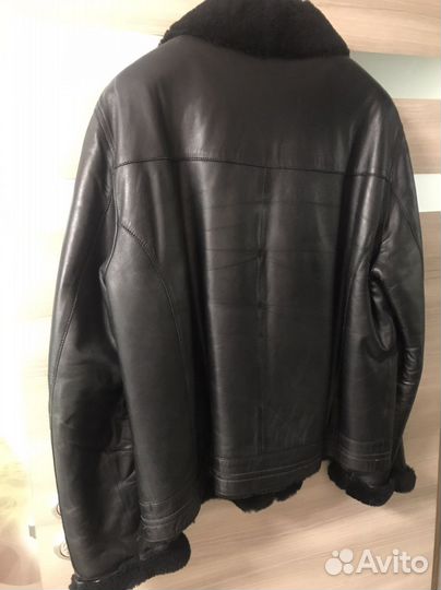 Дубленка мужская, р.54/56, б/у