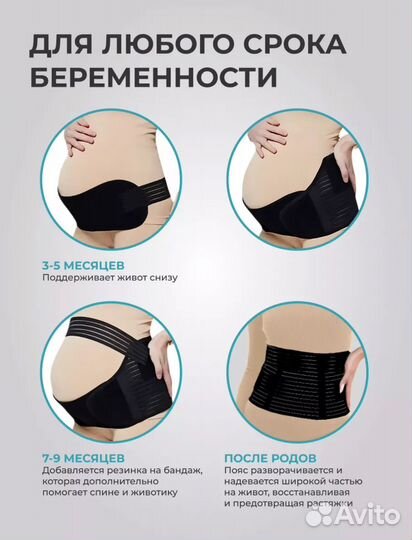 Бандаж дородовый и послеродовый