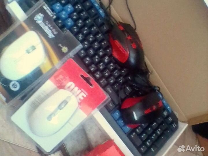 4 Клавиатуры +4 мышки на запчасти