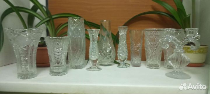 Ваза хрустальная СССР