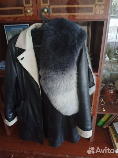 Меховой воротник песец