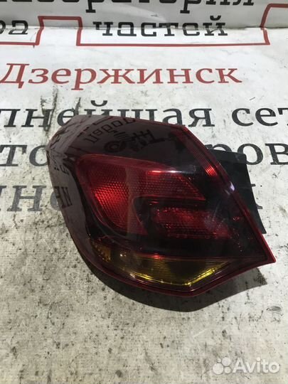 Фонарь задний наружный левый Opel Astra J (2009—20
