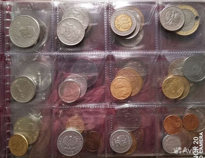 Лот иностранных монет