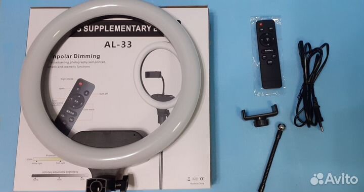 Кольцевая лампа Rohs 36см + пультом ду + Штатив