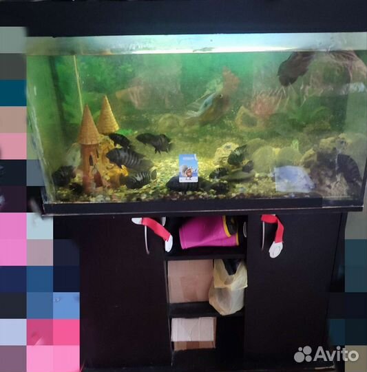 Аквариум с тумбой