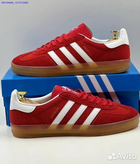 Кроссовки Adidas Gazelle Red (Арт.87597)