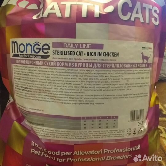 Корм для собак и кошек Monge, Gemon