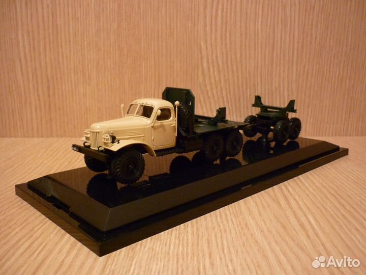 ЗИЛ-157К/тв-5 тягач с роспуском (трубовоз)