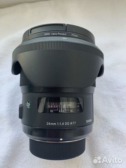 Объектив Nikon. sigma art для nikon 24 mm 1,4