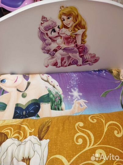 Кровать для девочки с ортопедическим матрасом