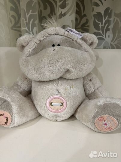 Плюшевая игрушка бегемот