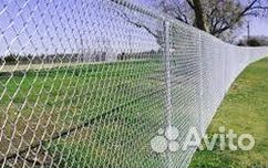 Заборы из сетки рабица под ключ новые