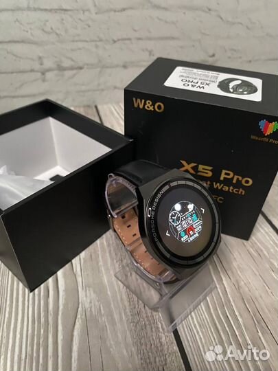 Круглые Smart Watch X5 PRO + гарантия