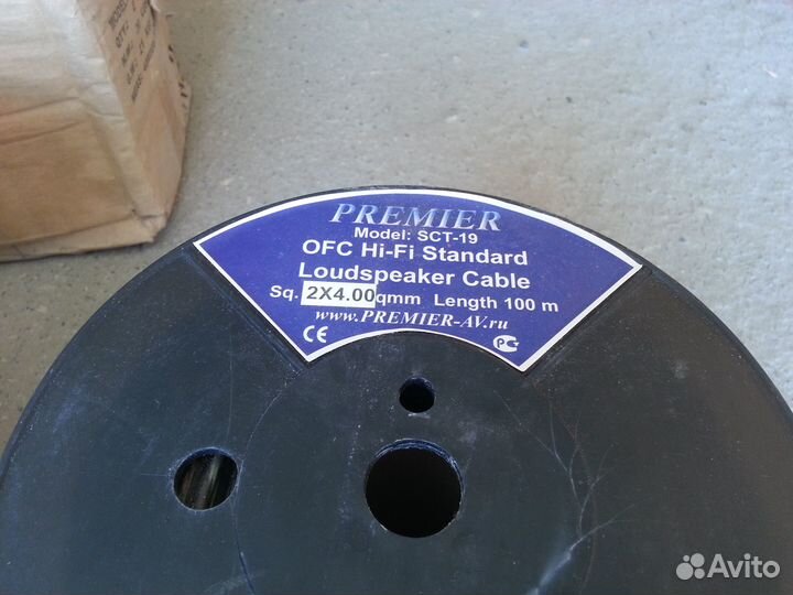 Кабель акустический premier SCT-08 2х4мм 100м