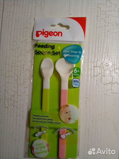 Новые Ложки Philips Avent, Pigeon, Chicco в упак