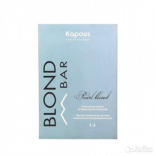 Kapous Blond Bar Крем-краска с экстрактом жемчуга