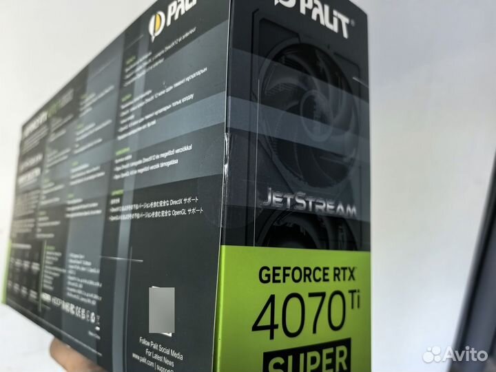 Palit RTX 4070 Ti Super JetStream 16Gb / Гарантия