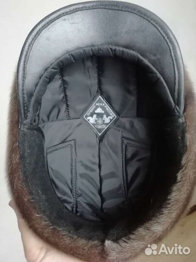 Меховая мужская кепка