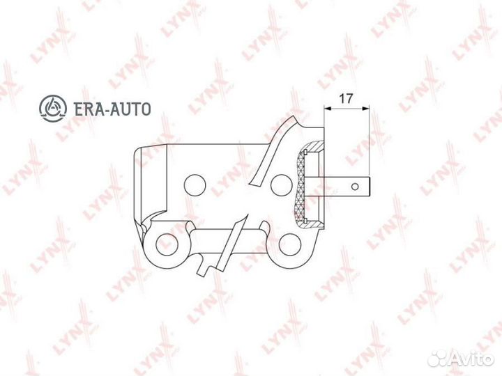 Lynxauto PT1030 Натяжитель ремня грм