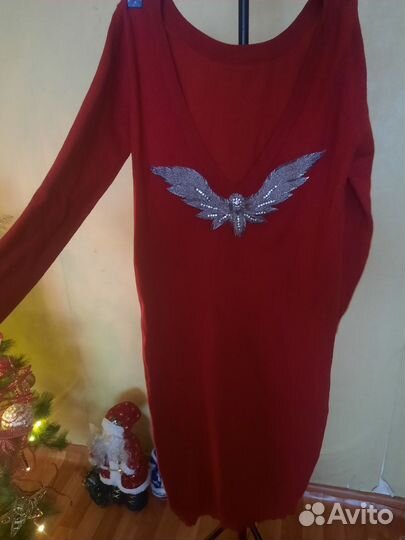 Вязанное платье