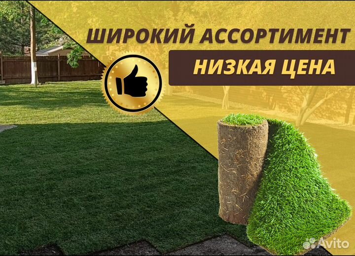 Элитный рулонный газон