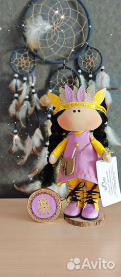 Текстильная кукла ручной работы