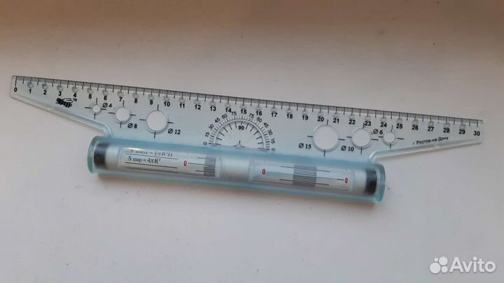 Линейка чертежная измерительная