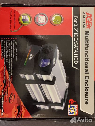 Внешний корпус для HDD AgeStar CCB3AT esata USB