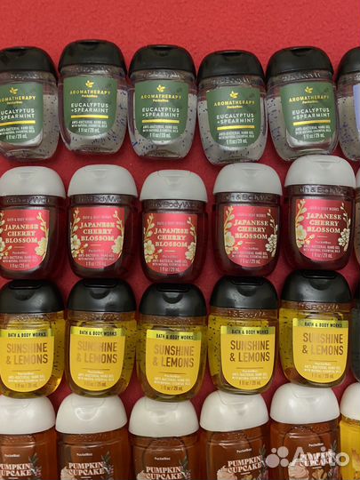 Много Антисептик Санитайзер bath and body works