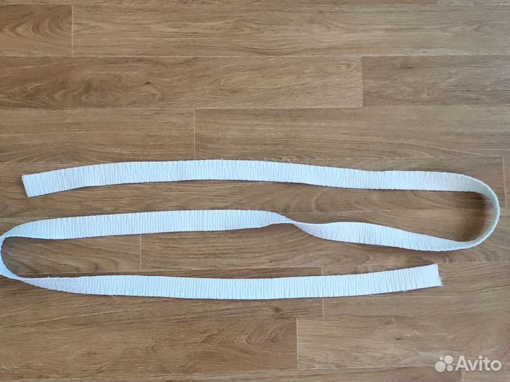 Белый пояс для кимоно