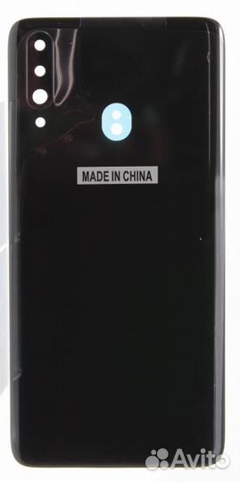 Задняя крышка для Samsung A207F (A20s) Черная (Со
