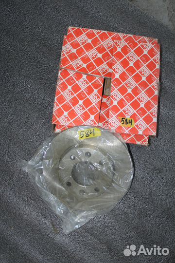 Диск тормозной PSA berlingo/partner 00- задн. Febi