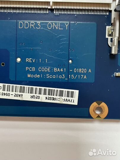 Материнская плата на Samsung NP305E5A