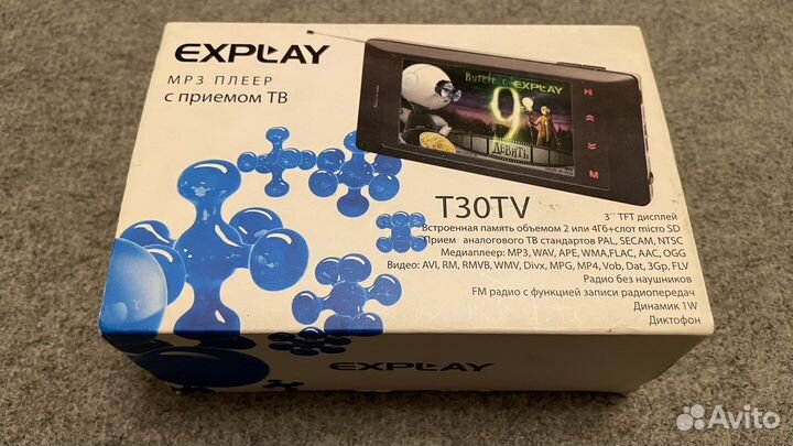 Mp3 медиаплеер с приёмом тв Explay