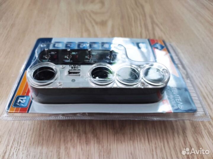 Разветвитель гнезда прикуривателя. Новый