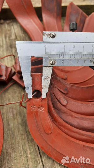 Нож Зуб Почвофрезы IS195, хвост 25*8, т40